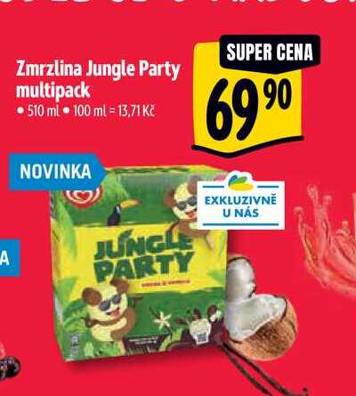  Zmrzlina Jungle Party multipack 510 ml  