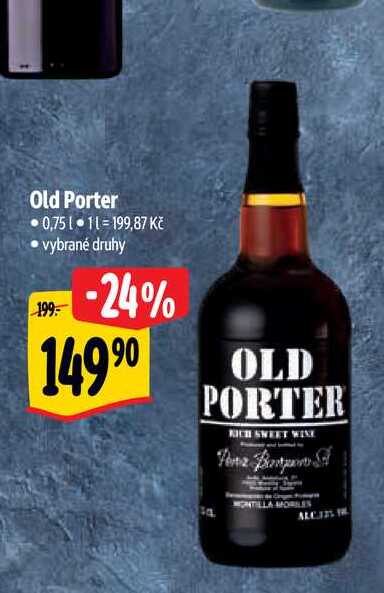 Old Porter 0,75 l