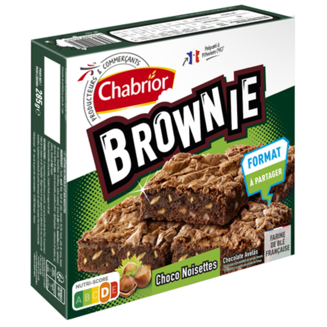 Chabrior Brownie s lískovými oříšky