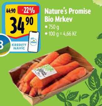 Nature's Promise Bio Mrkev, 750 g 