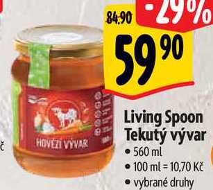 Living Spoon Tekutý vývar, 560 ml 