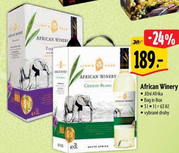 African Winery, 3 l