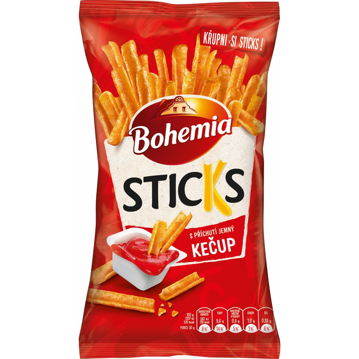 Bohemia Sticks Jemně kečupové