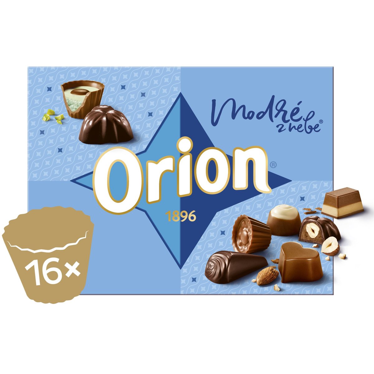 Orion Modré z nebe čokoládové pralinky mix