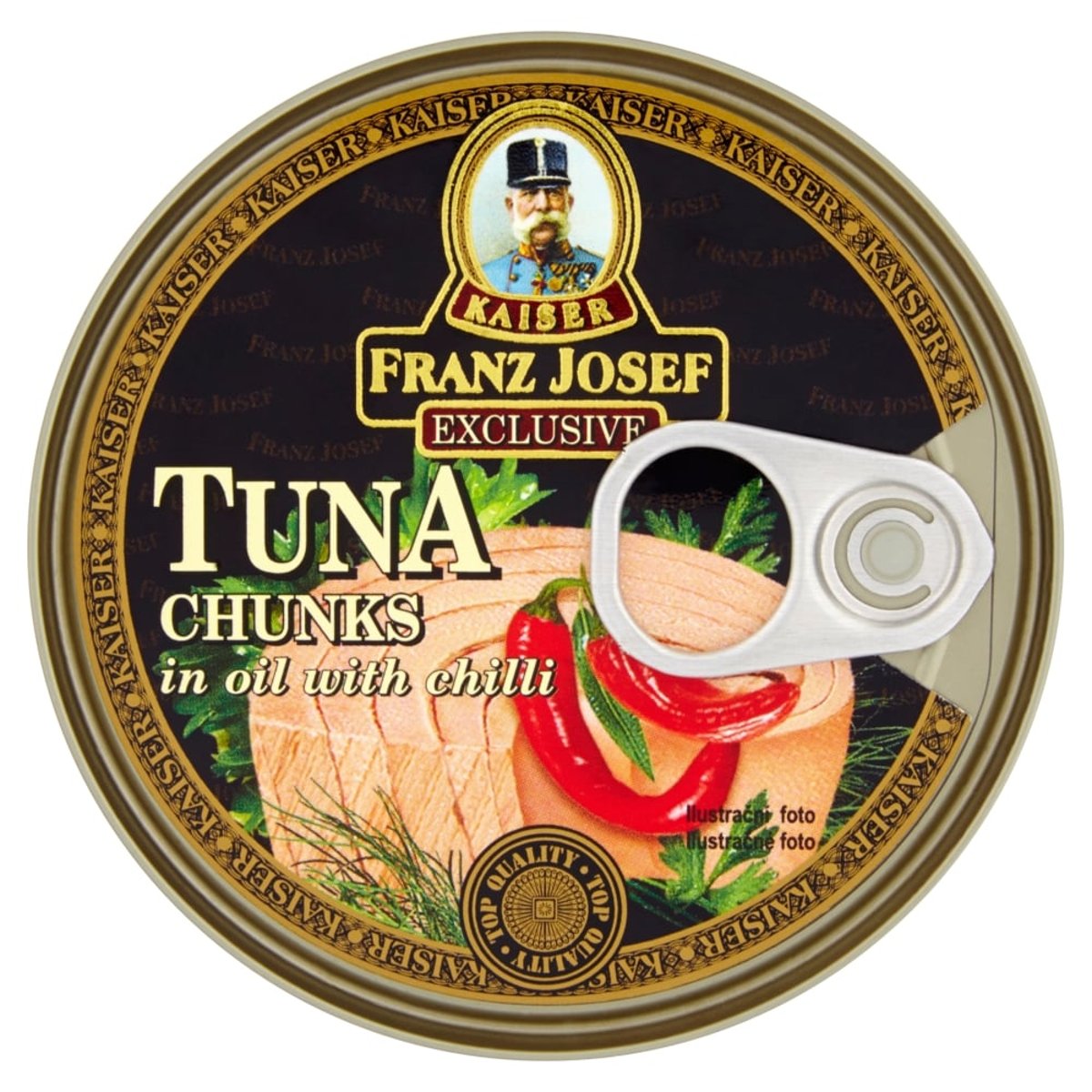 Franz Josef Kaiser Tuňák kousky v rostlinném oleji s chilli