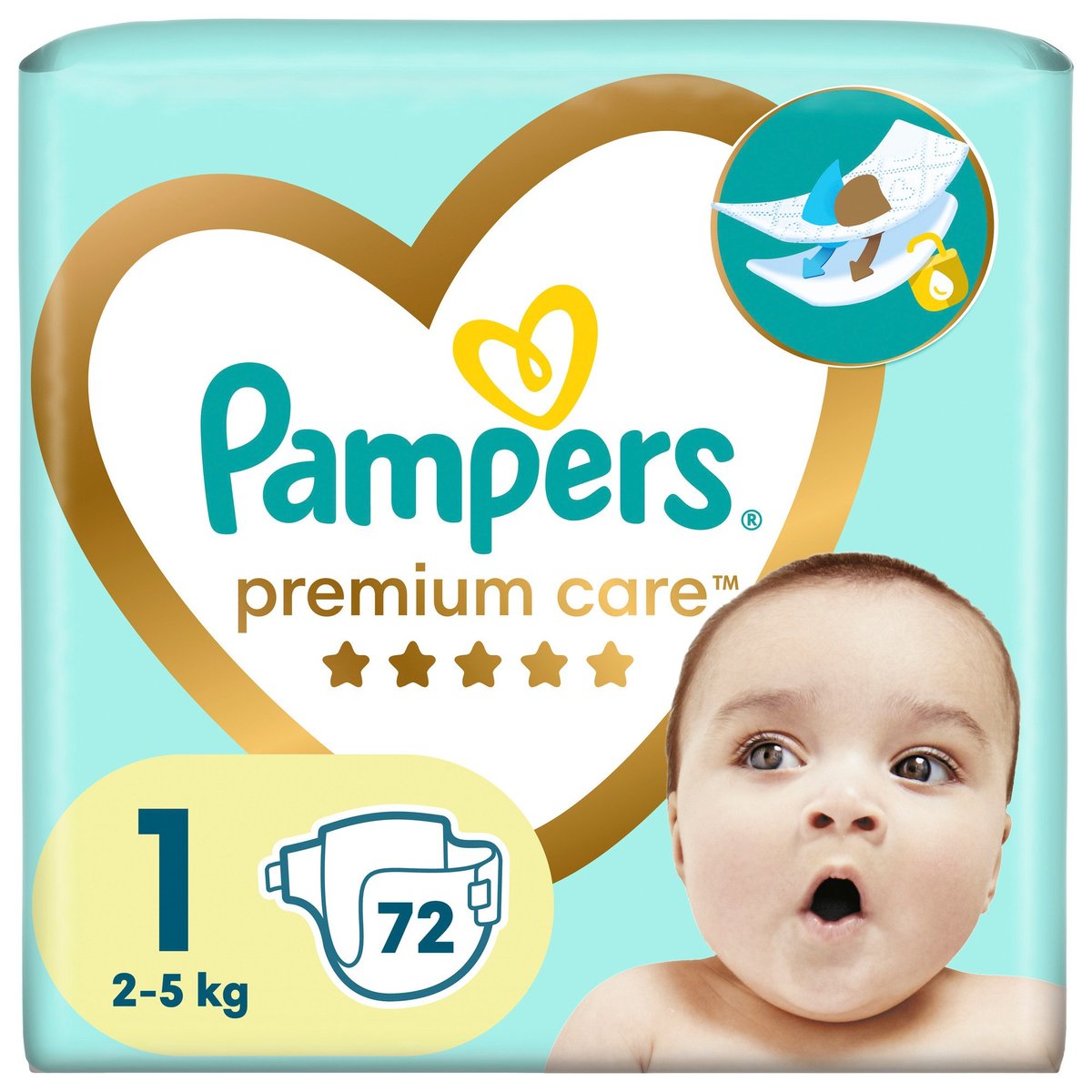 Pampers Premium care jednorázové plenky 1 (2–5 kg)