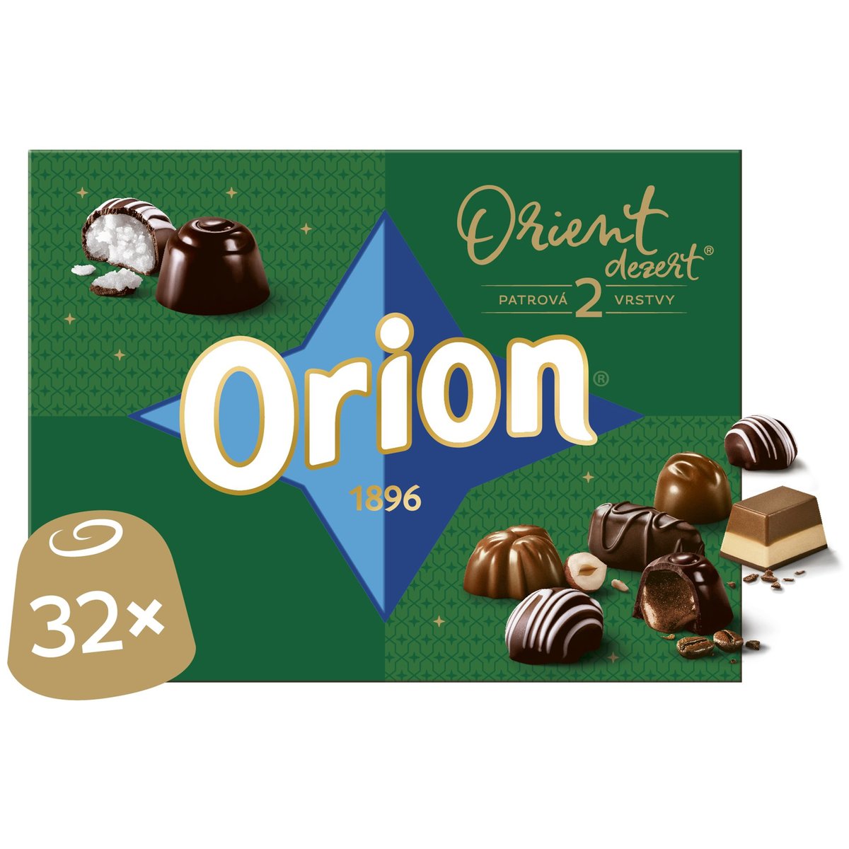 Orion Orient dezert čokoládové pralinky a cukrovinky mix