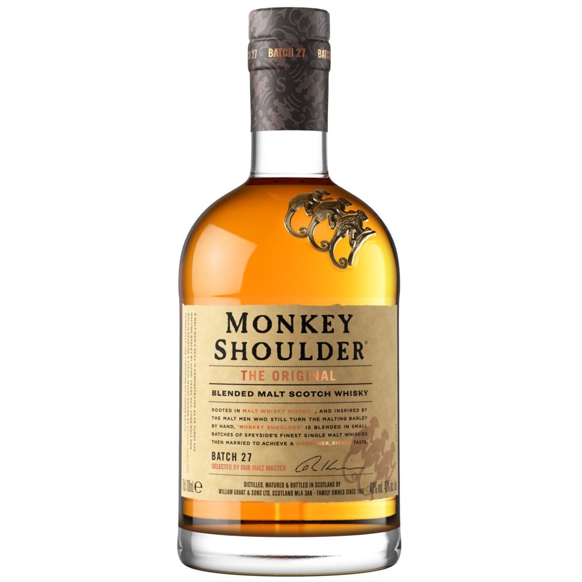 Monkey Shoulder whisky 40 %