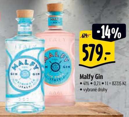 Malfy Gin, 0,7 l
