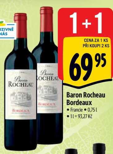 Baron Rocheau Bordeaux, 0,75 l