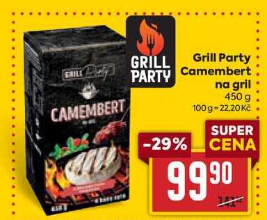 Grill Party Camembert na gril, 450 g 