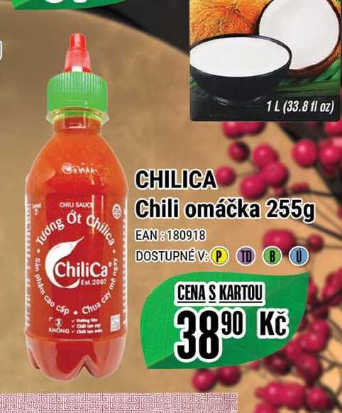 CHILICA Chili omáčka 255g 