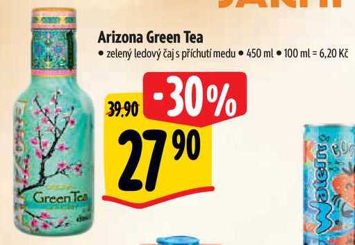 Arizona Green Tea, 450 ml