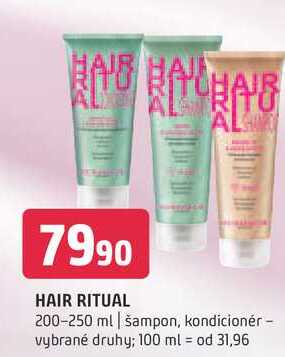 Hair ritual 200-250 ml šampon, kondicionér vybrané druhy