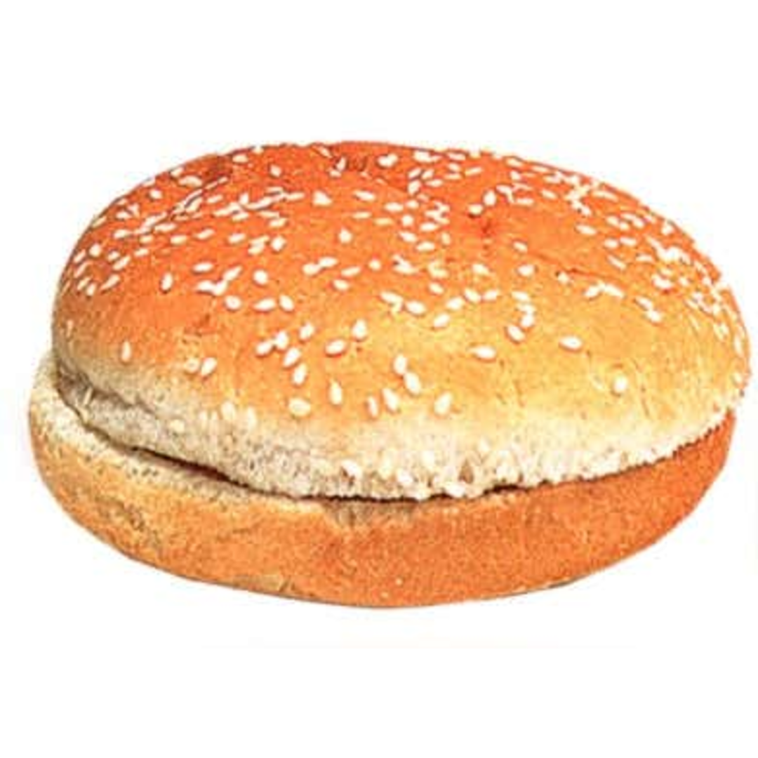Hamburgerová bulka půlená se sezamem 10cm
