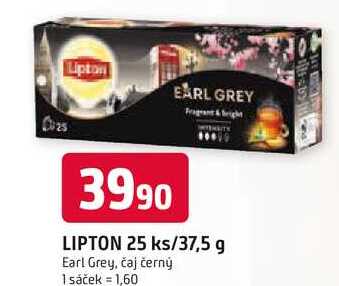 Lipton čaj černý čaj 25 sáčků, vybrané druhy  50g