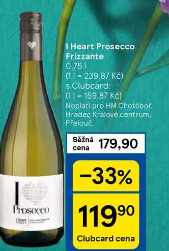 I Heart Prosecco Frizzante, 0.75 l