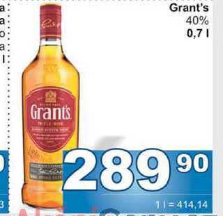 Grant's 40% 0,7l