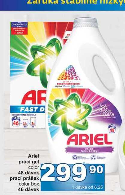 Ariel prací gel color 48 dávek