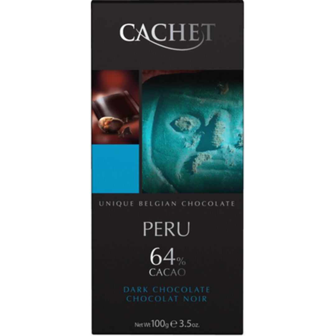 Cachet Hořká čokoláda Peru 64%