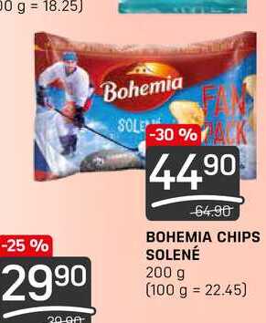 BOHEMIA CHIPS SOLENÉ 200 g