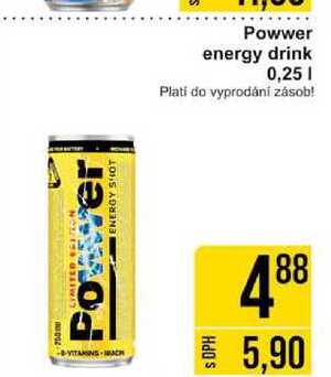 Powwer energy drink 0,25l