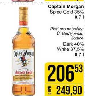 Captain Morgan Spice Gold 35% 0,7l