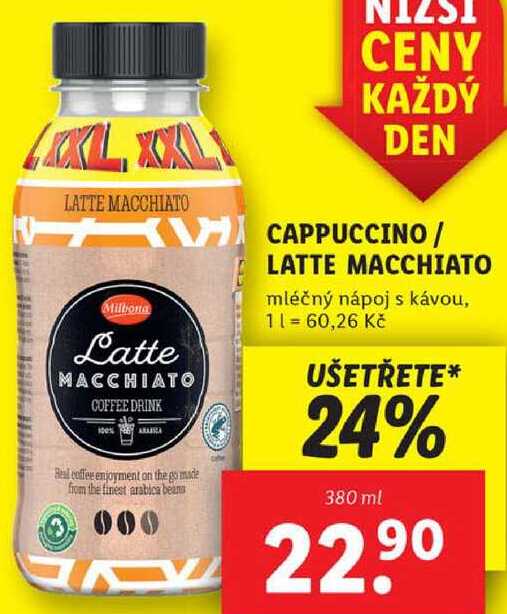 CAPPUCCINO/LATTE MACCHIATO, 380 ml