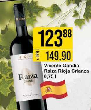 Vicente Gandia Raiza Rioja Crianza Raiza 0,75l