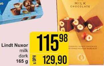 Lindt Nuxor milk dark 165 g 