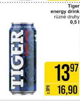 Tiger energy drink různé druhy 0,5l 