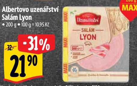 Albertovo uzenářství Salám Lyon, 200 g