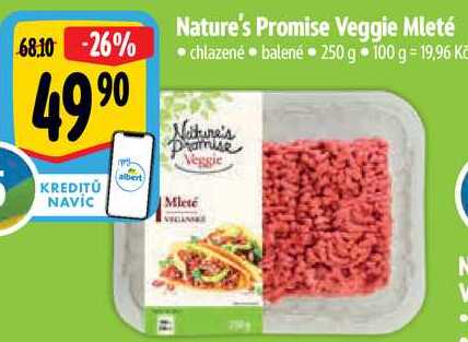Nature's Promise Veggie Mleté, 250 g