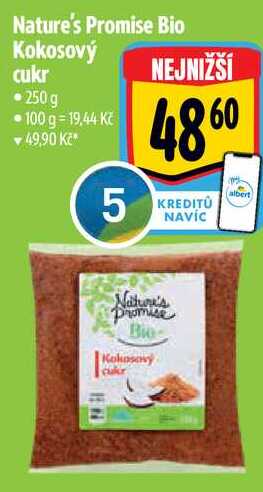 Nature's Promise Bio Kokosový cukr, 250 g