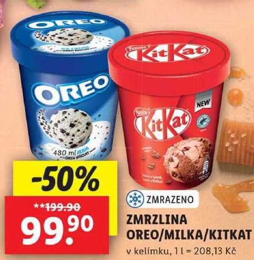 ZMRZLINA OREO/MILKA/KITKAT, 480 ml