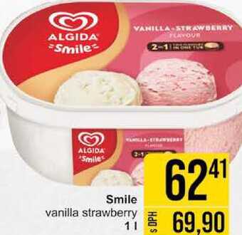 Smile vanilla strawberry 1l