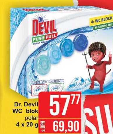 Dr. Devil WC blok polar 4 x 20g
