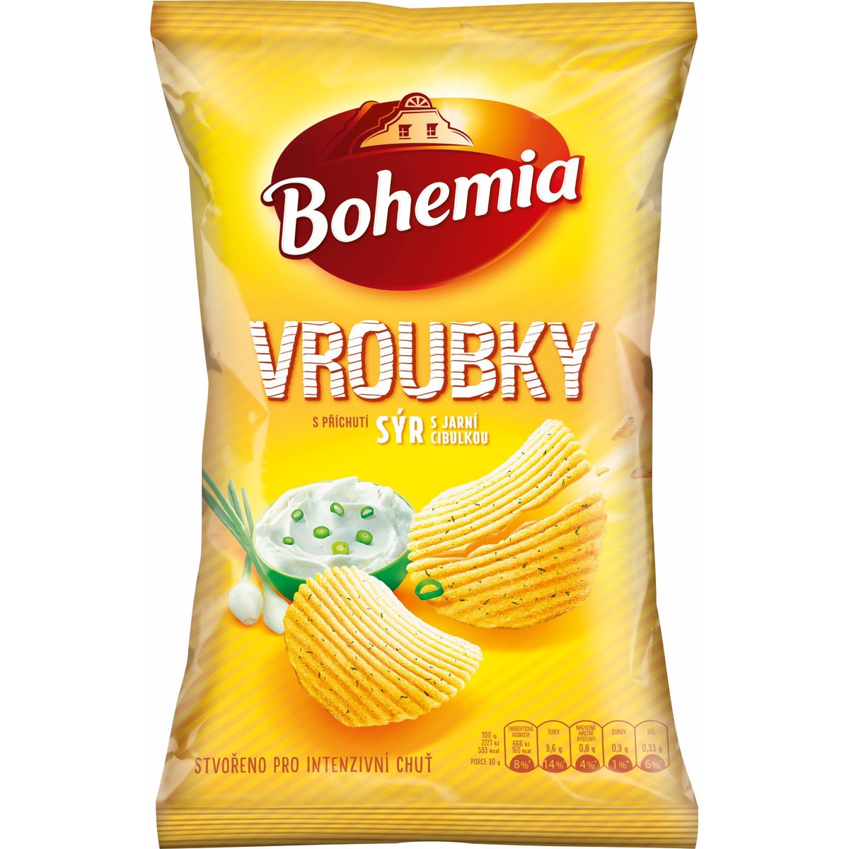 Bohemia Vroubky Sýr s jarní cibulkou