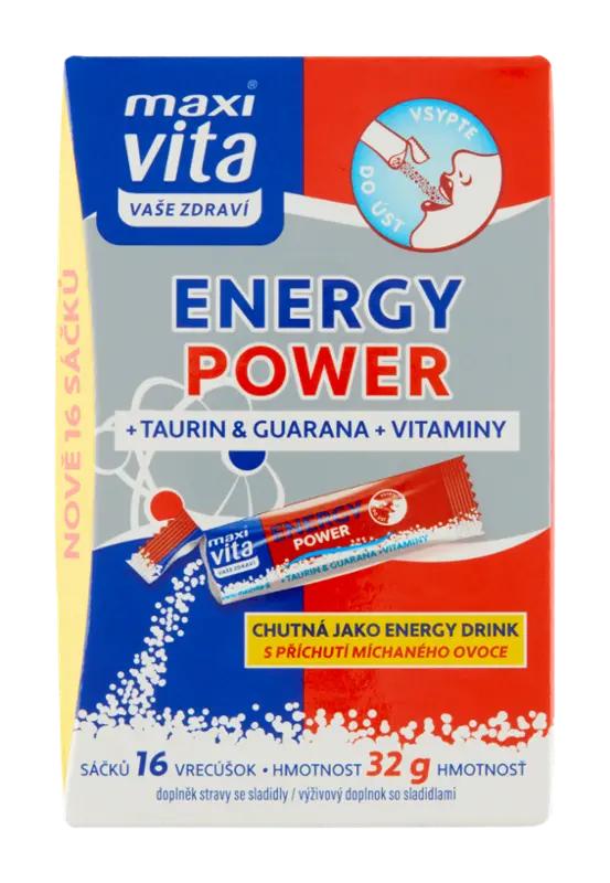 Maxi Vita Energy Power + taurin & guarana + vitaminy, doplněk stravy, 32 g
