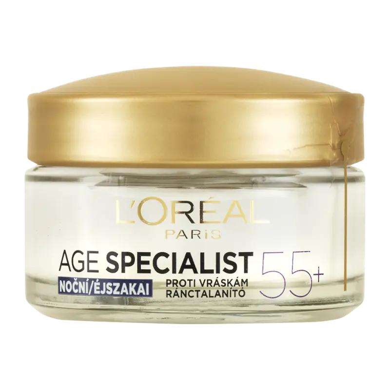 L'Oréal Noční krém Age Specialist 55+, 50 ml