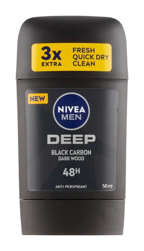 NIVEA Men Antiperspirant tuhý pro muže Deep, 50 ml