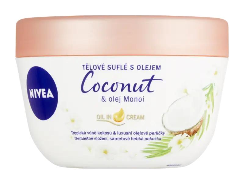 NIVEA Tělové suflé s olejem Coconut & olej Monoi, 200 ml