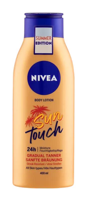 NIVEA Tělové mléko Sun Touch tónovací, 400 ml