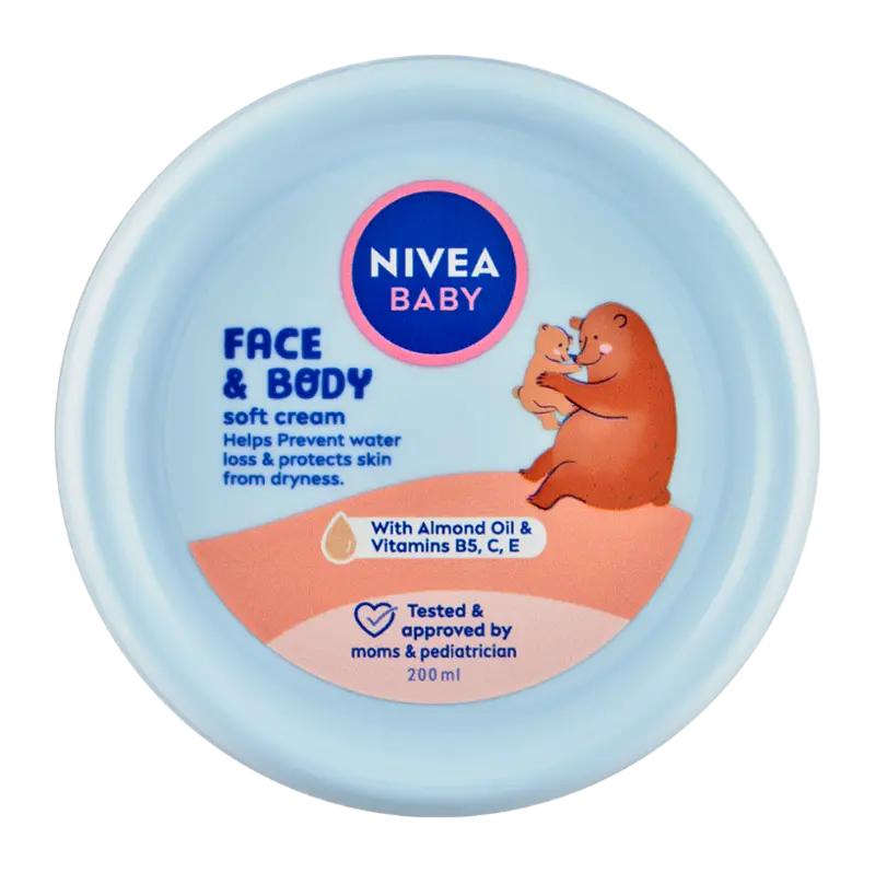 NIVEA Baby Krém na obličej a tělo, 200 ml