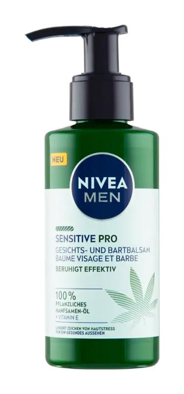 NIVEA Men Pleťový balzám na tvář a vousy Pro Ultra-Calming, 150 ml