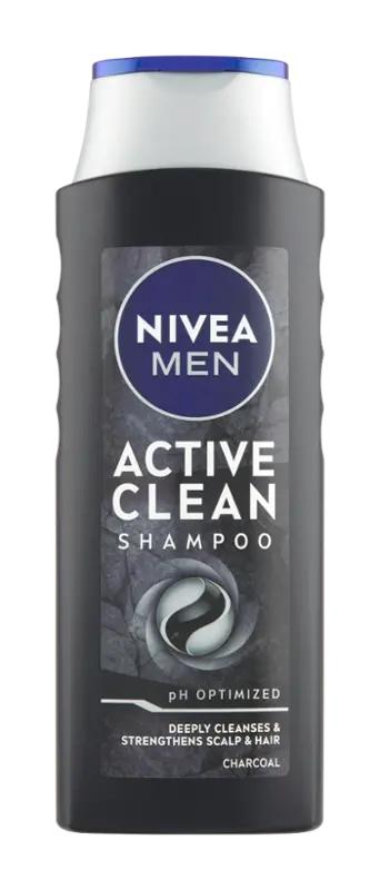 NIVEA Men Šampon pro muže Active Clean, 400 ml