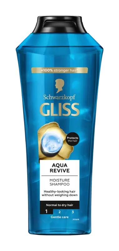 Gliss Šampon Aqua Revive pro normální až suché vlasy, 400 ml