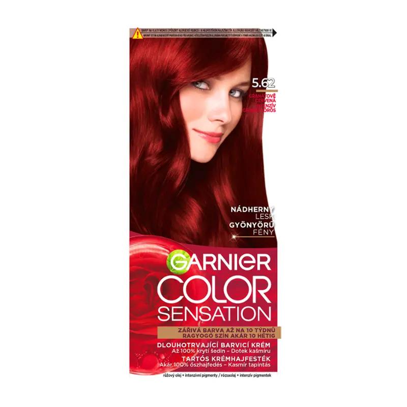 Garnier Barva na vlasy Color Sensation 5.62 granátově červená, 1 ks