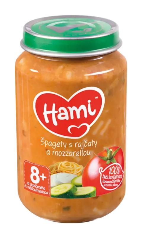 Hami Špagety s rajčaty a mozzarellou, 200 g