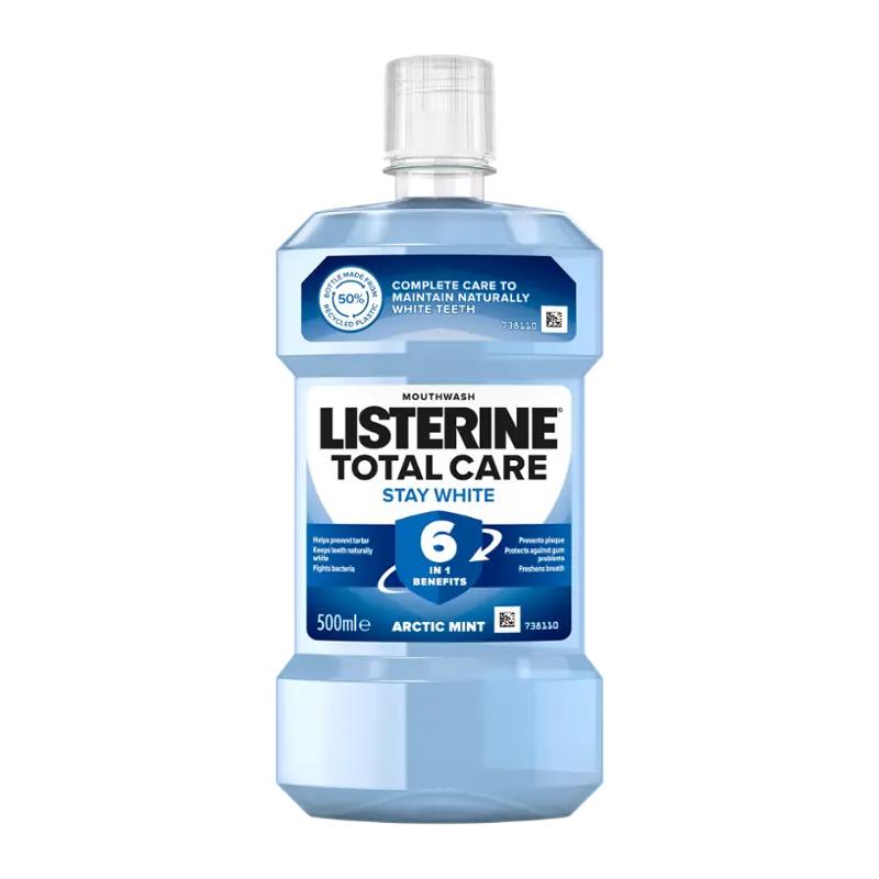Listerine Ústní voda Total Care Stay White, 500 ml